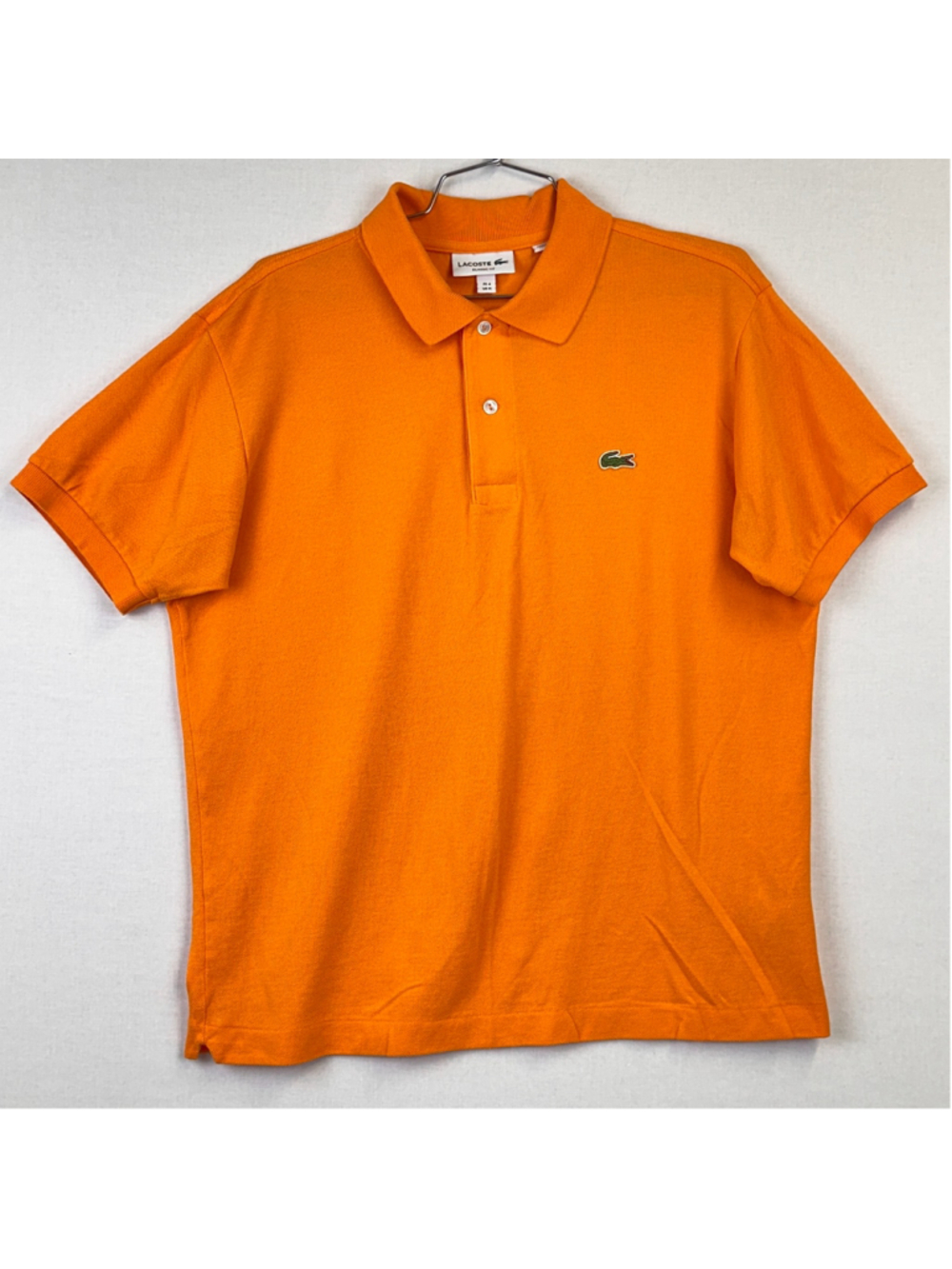 Lacoste Classic Fit Polo Shirt Orange Men's FR 4 US M